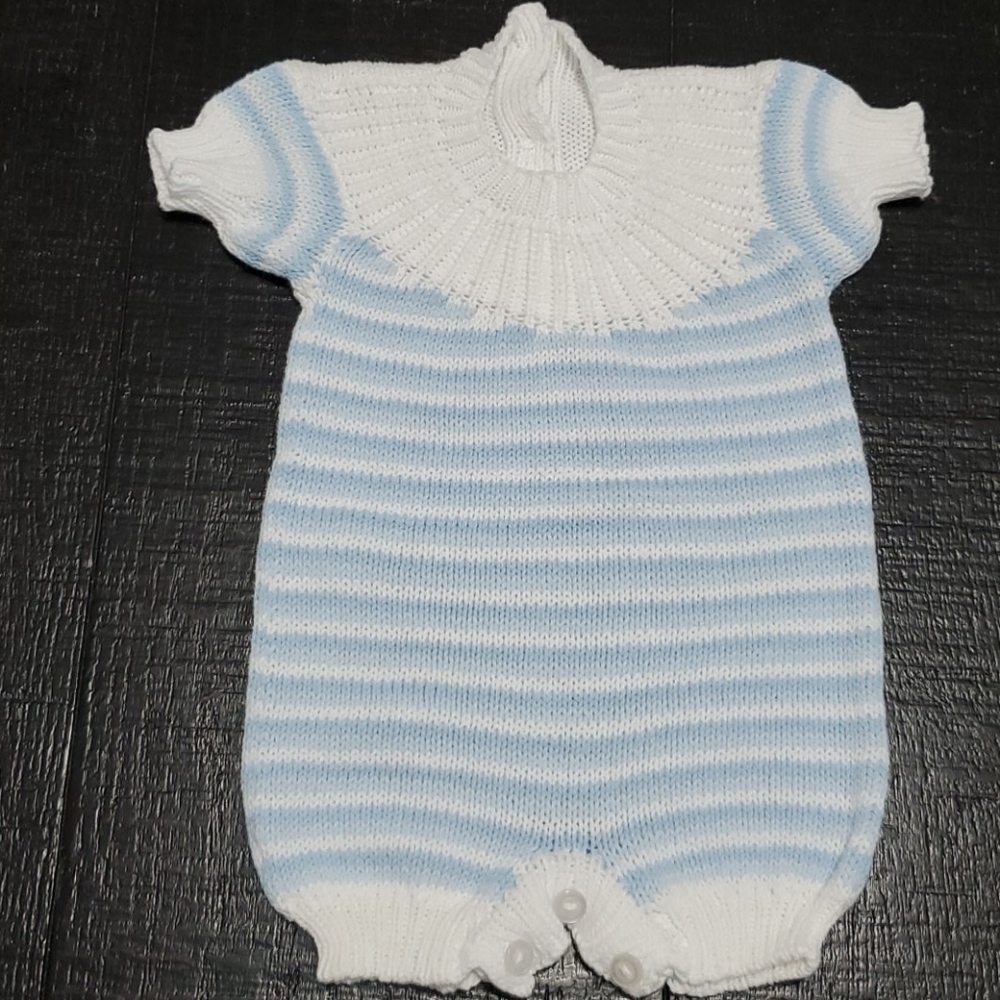 NWT handmade cotton baby body. 3M